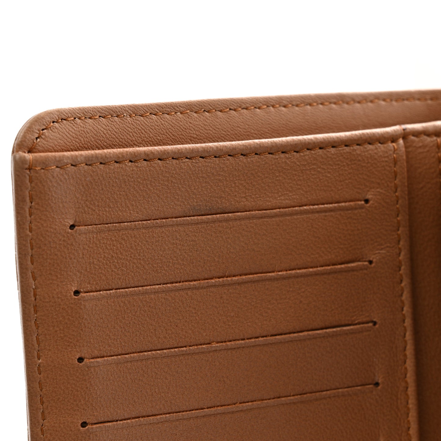 Lambskin Quilted Yen Wallet Beige