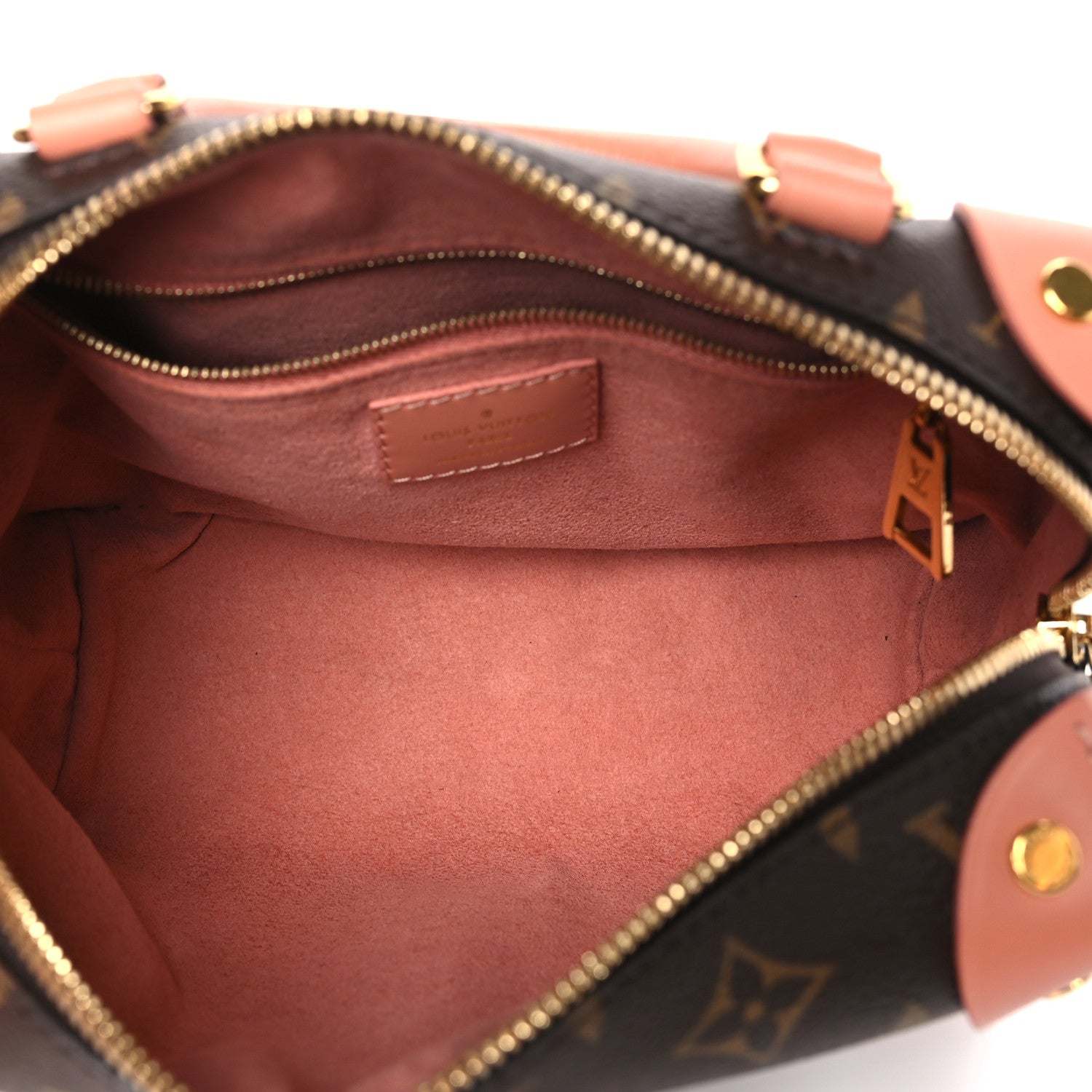 Louis Vuitton Monogram Petite Malle Souple Peach 5 of 9