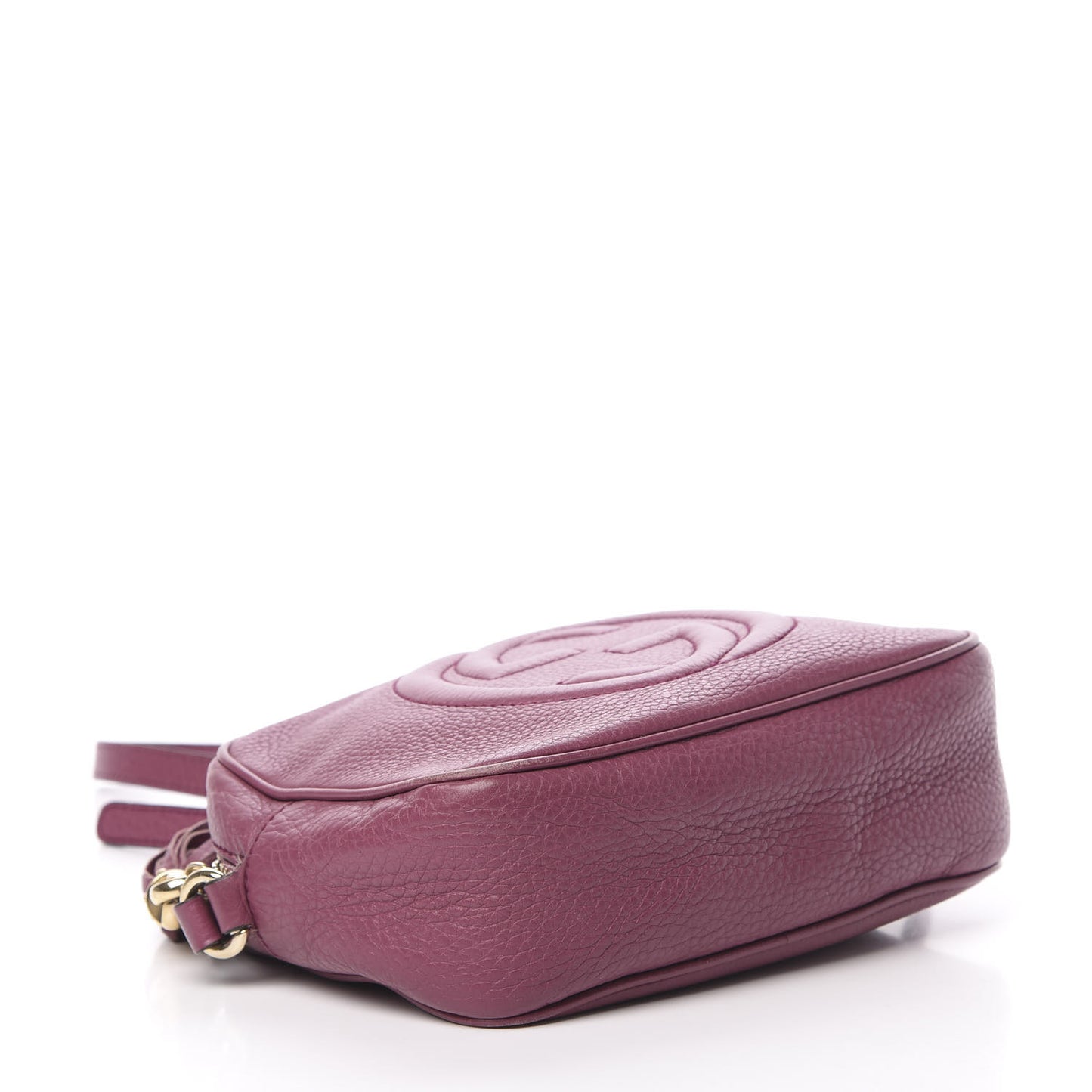 Pebbled Calfskin Small Soho Disco Bag Peonia Flower