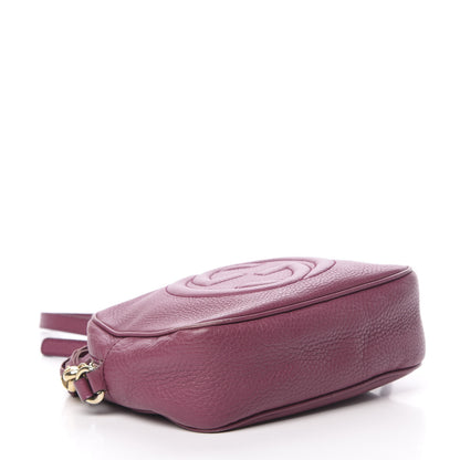 Gucci Pebbled Calfskin Small Soho Disco Bag Peonia Flower 3 of 14