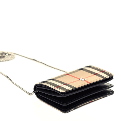 Burberry Vintage Check Jessie TB Crossbody Black 4 of 10