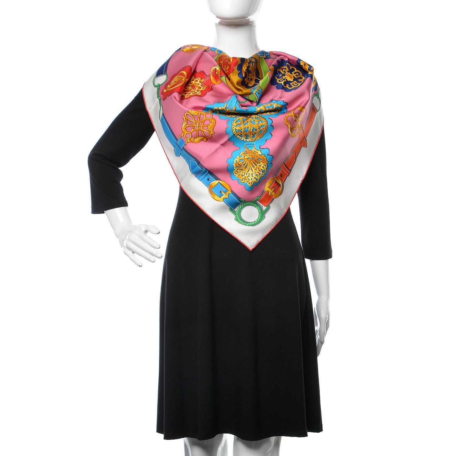 Hermes Silk Cuivreries Scarf 90 2 of 4