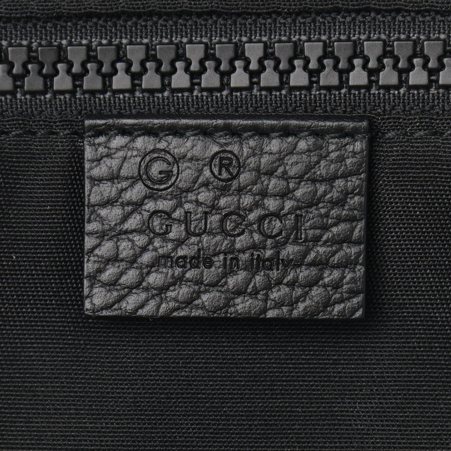 Nylon Monogram Slim Backpack Black