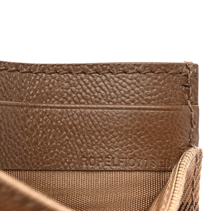 Burberry Grainy Calfskin Vintage Check Sandon Card Case Tan 7 of 8