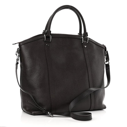 Gucci Calfskin Medium GG Charm Convertible Dome Satchel Dark Brown 3 of 10