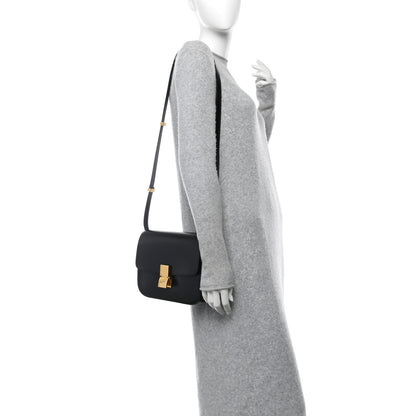 Celine Box Calfskin Medium Classic Box Flap Black 2 of 13