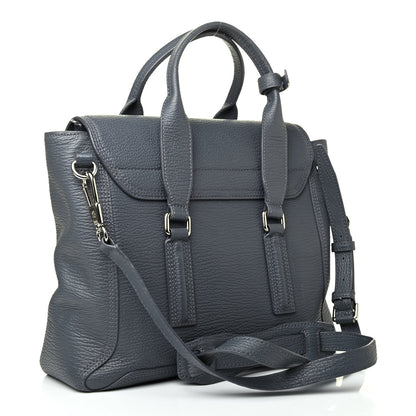 3.1 Phillip Lim Textured Calfskin Medium Pashli Satchel Grey 2 of 4