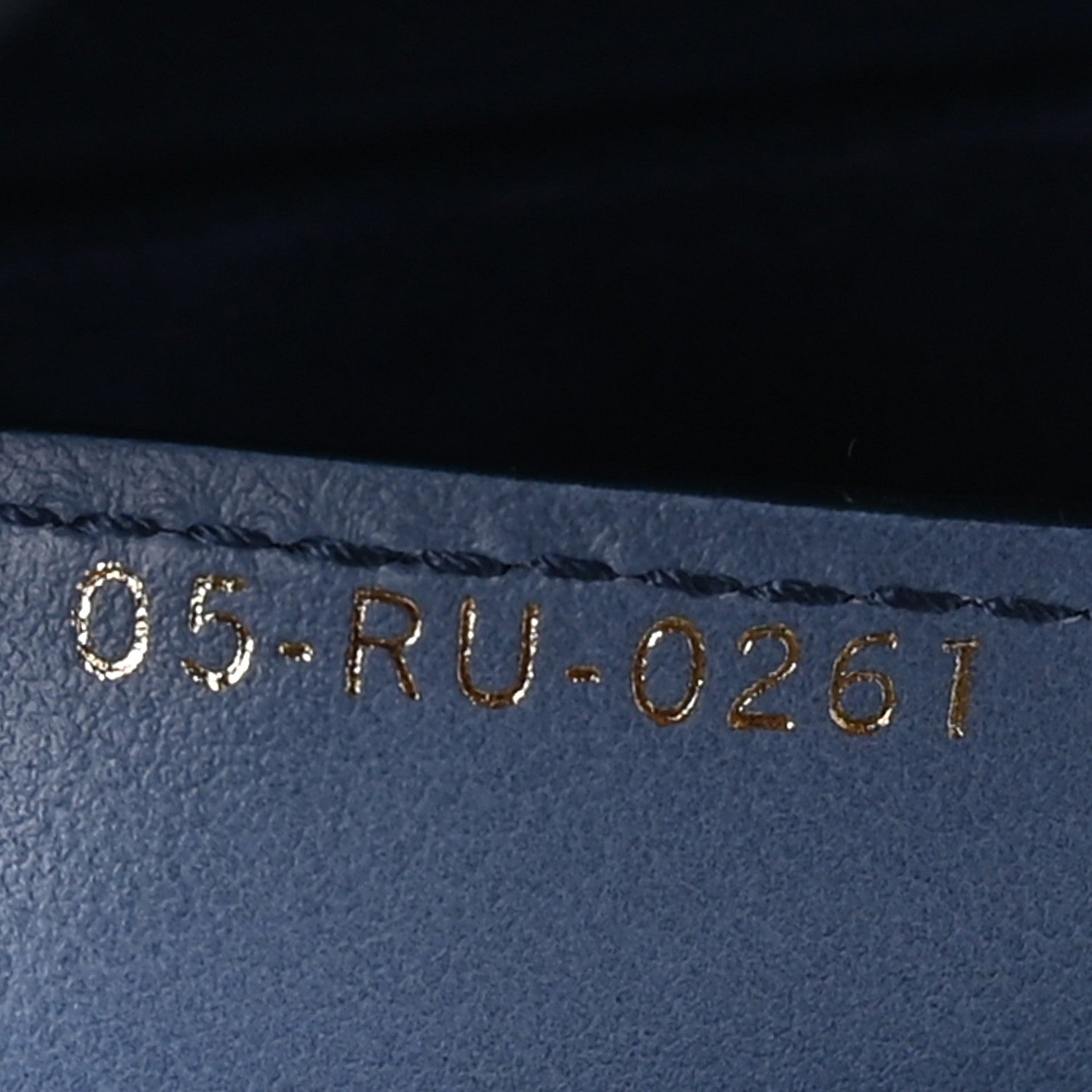 Christian Dior Calfskin Gradient Saddle Bag Indigo Blue 7 of 11