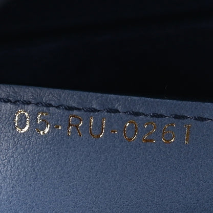 Christian Dior Calfskin Gradient Saddle Bag Indigo Blue 7 of 11
