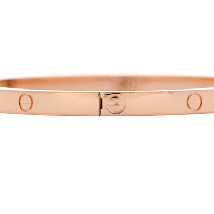 Cartier 18K Pink Gold Small LOVE Bracelet 16 4 of 7