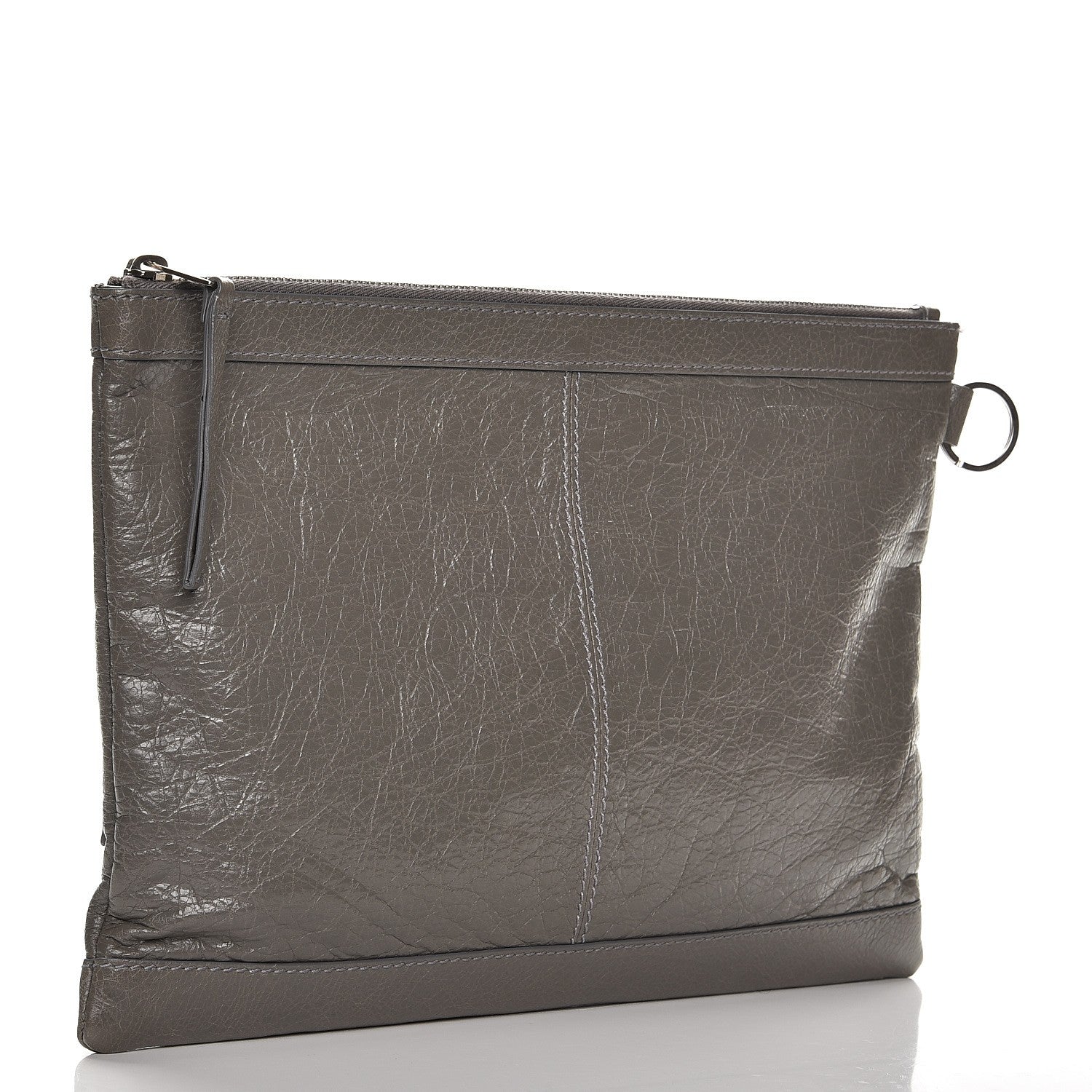 Balenciaga Agneau Arena Classic Hardware Medium Clip Gris Fumee 3 of 9
