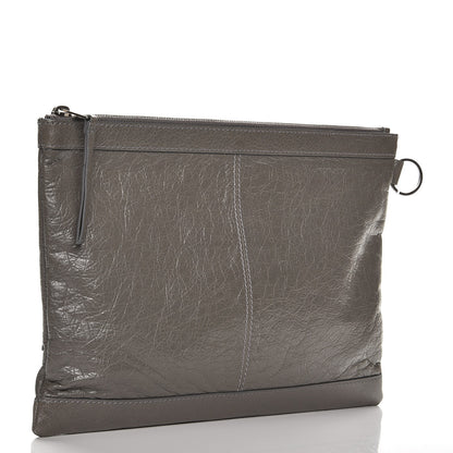 Balenciaga Agneau Arena Classic Hardware Medium Clip Gris Fumee 3 of 9