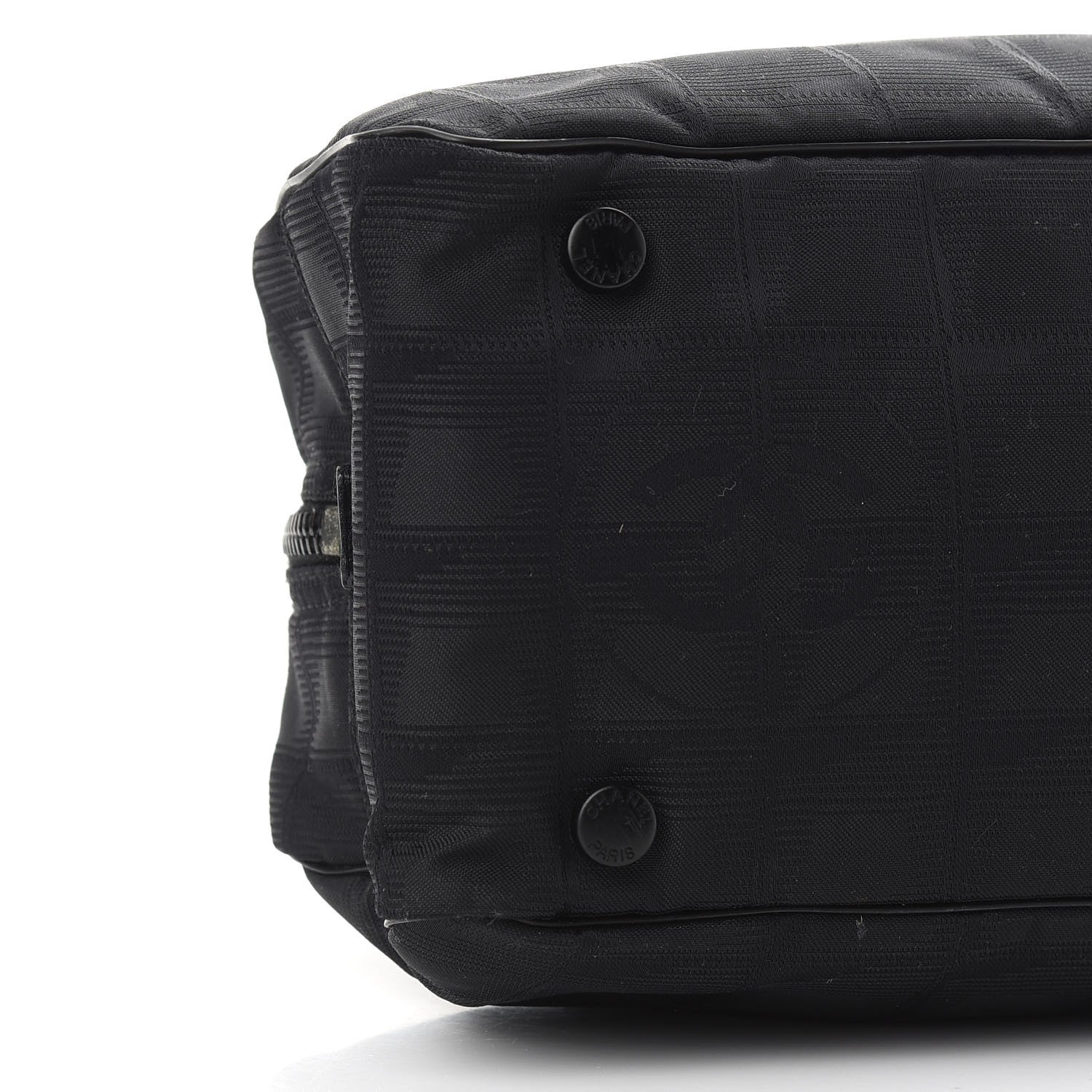Chanel Nylon Travel Bowler Black 8 of 11