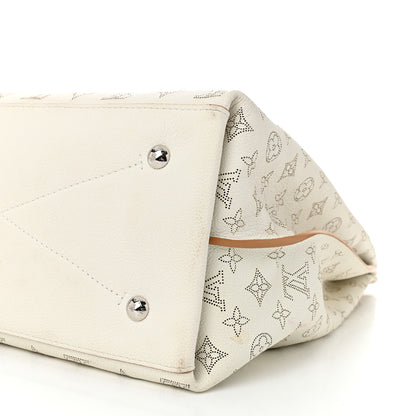 Louis Vuitton Mahina Carmel Hobo Snow 9 of 12