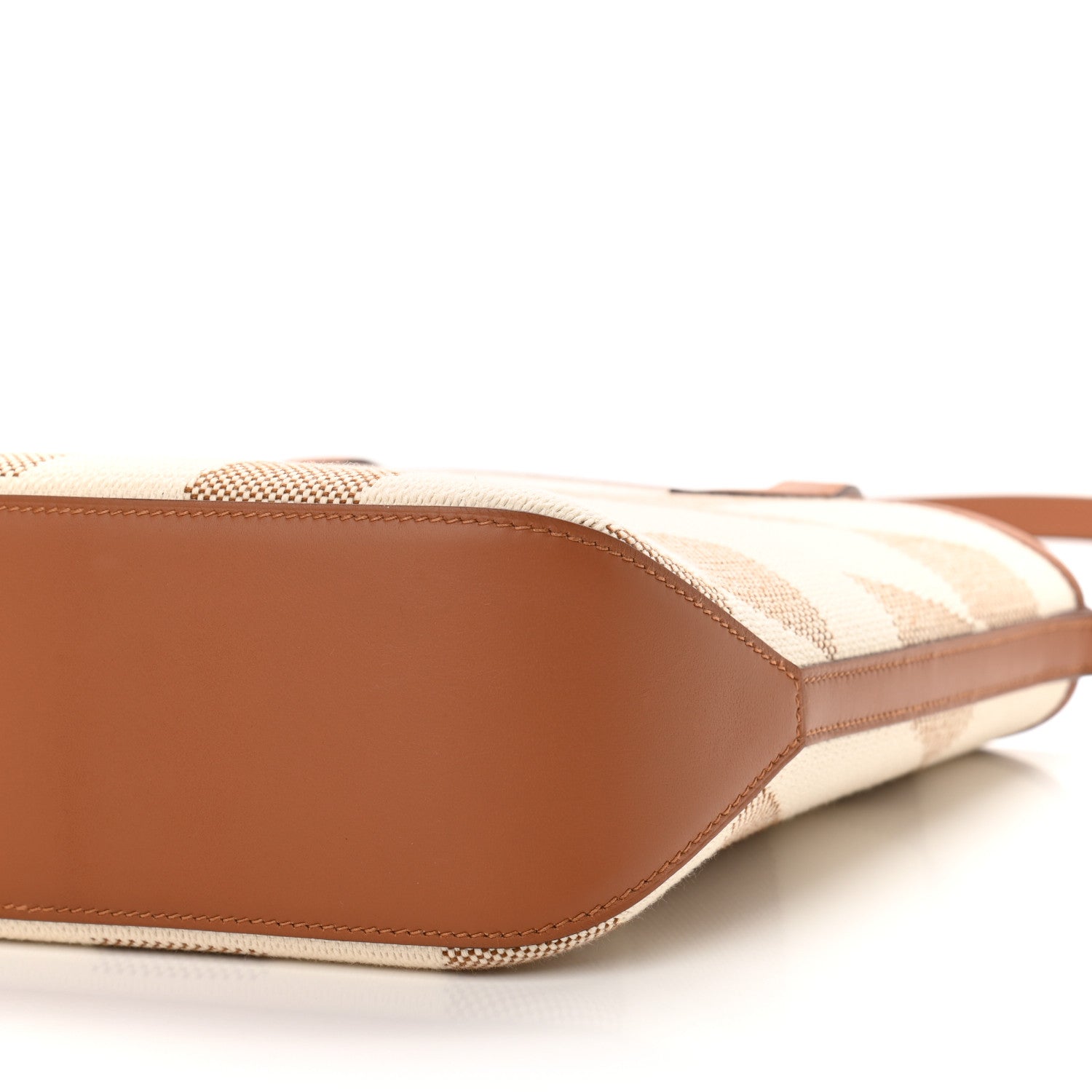 Hermes Swift Toile H Cabas H En Biais 27 Ecru Naturel Gold 10 of 11