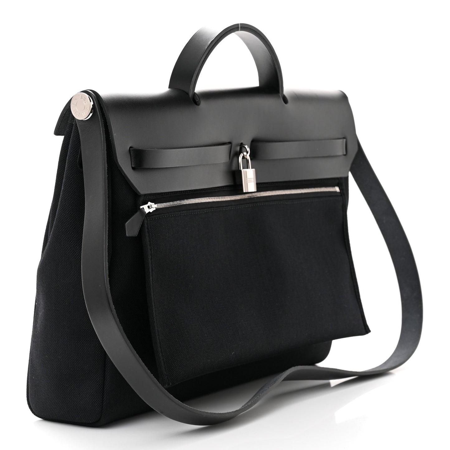 Military Toile Vache Hunter Herbag Messenger 39 Black