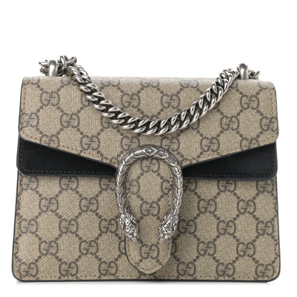 Gucci GG Supreme Monogram Mini Dionysus Shoulder Bag Black 1 of 11