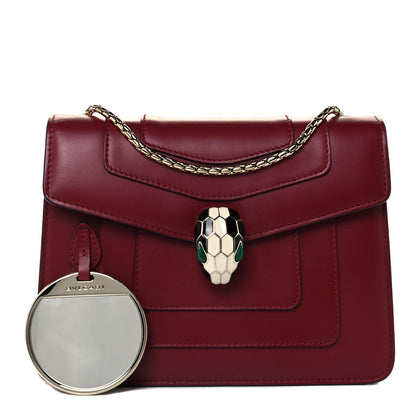 Bulgari Calfskin Serpenti Forever Crossbody Bag Dark Red 1 of 10