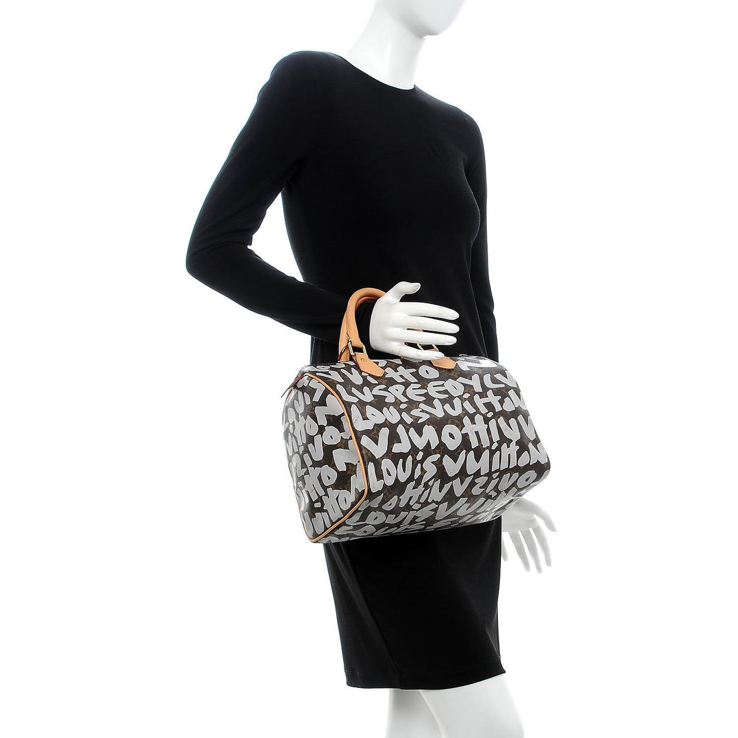 Monogram Graffiti Speedy 30 Silver