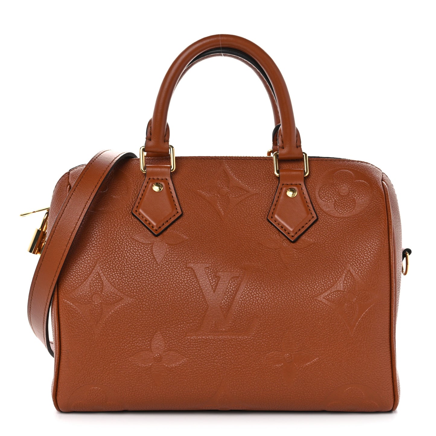 Empreinte Monogram Giant Speedy Bandouliere 25 Cognac