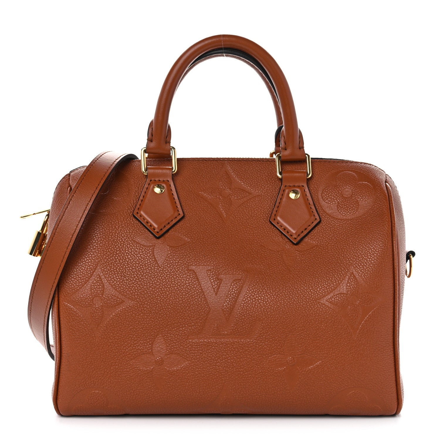Louis Vuitton Empreinte Monogram Giant Speedy Bandouliere 25 Cognac 1 of 9