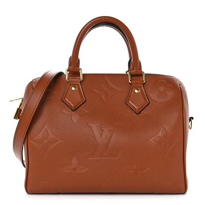 Louis Vuitton Empreinte Monogram Giant Speedy Bandouliere 25 Cognac 1 of 9