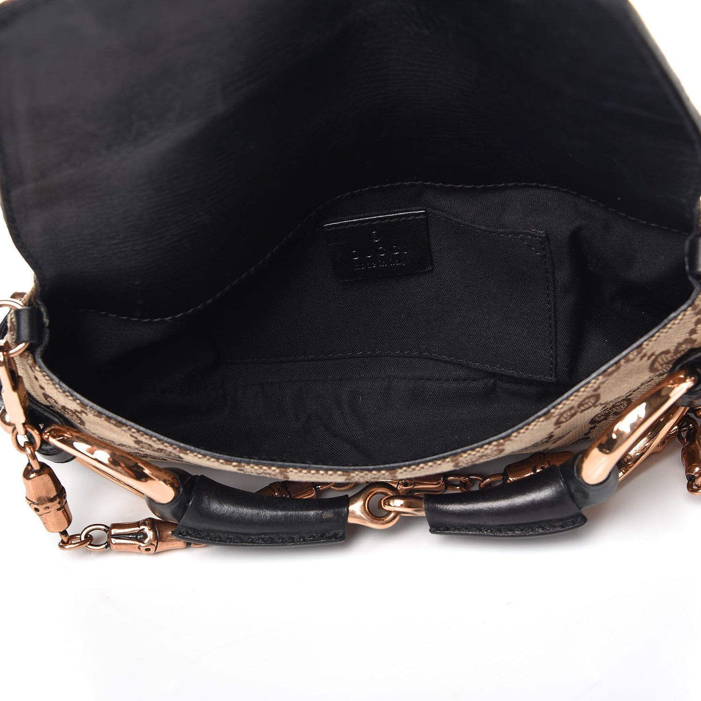 Tom Ford Monogram Horsebit Web Clutch Purple