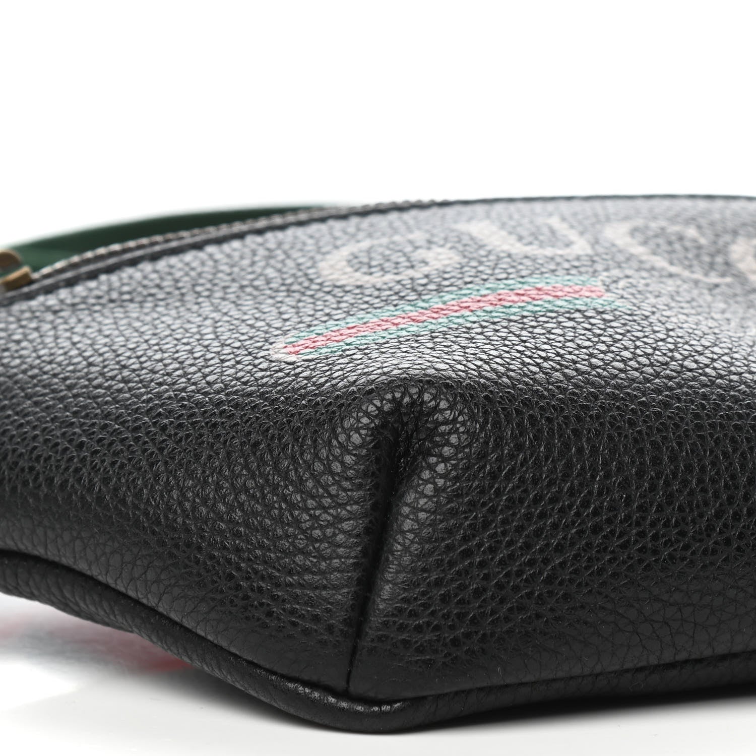 Gucci Grained Calfskin Small Logo Belt Bag Black 8 of 11
