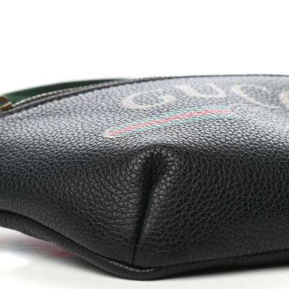 Gucci Grained Calfskin Small Logo Belt Bag Black 8 of 11