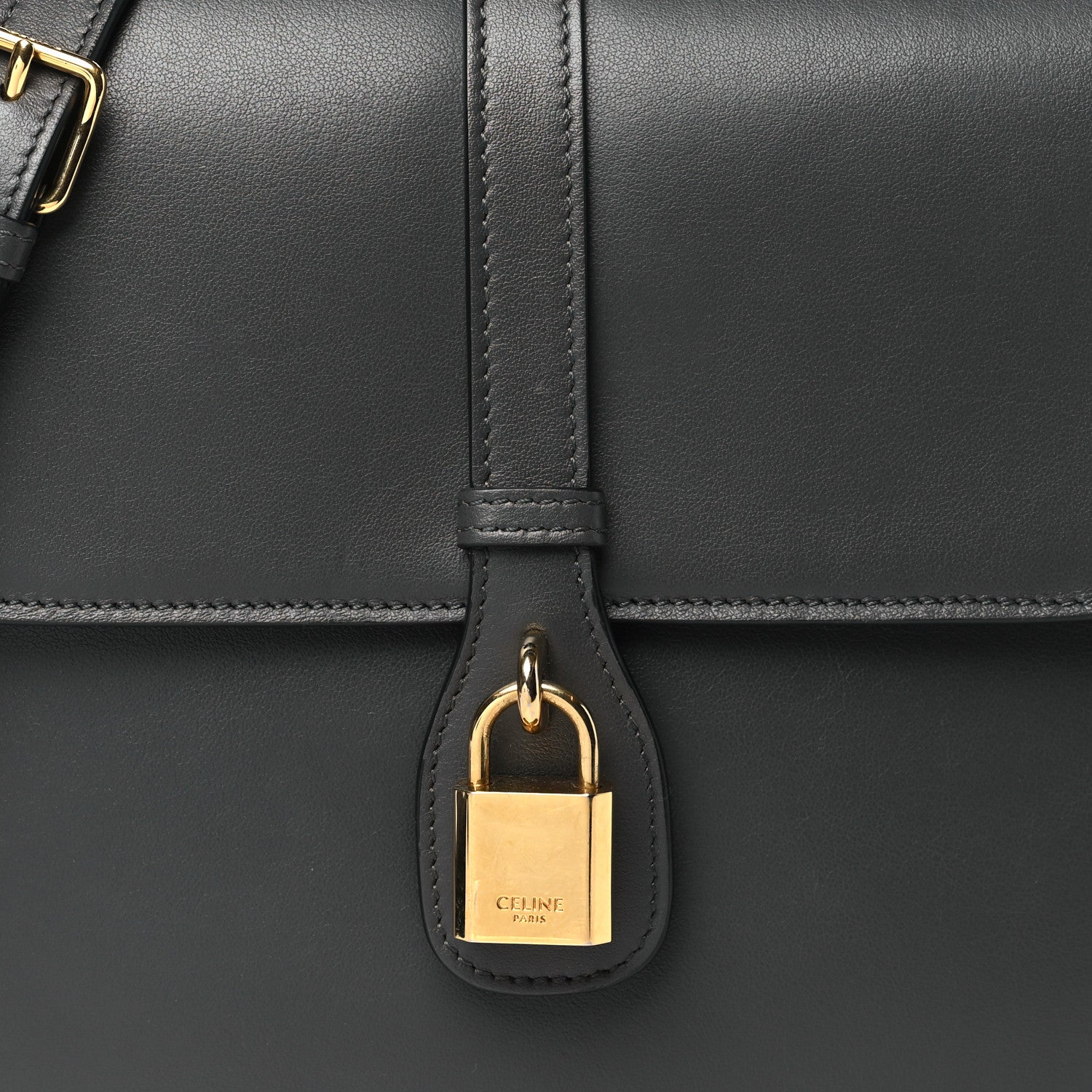 Celine Smooth Calfskin Medium Tabou Anthracite 9 of 11