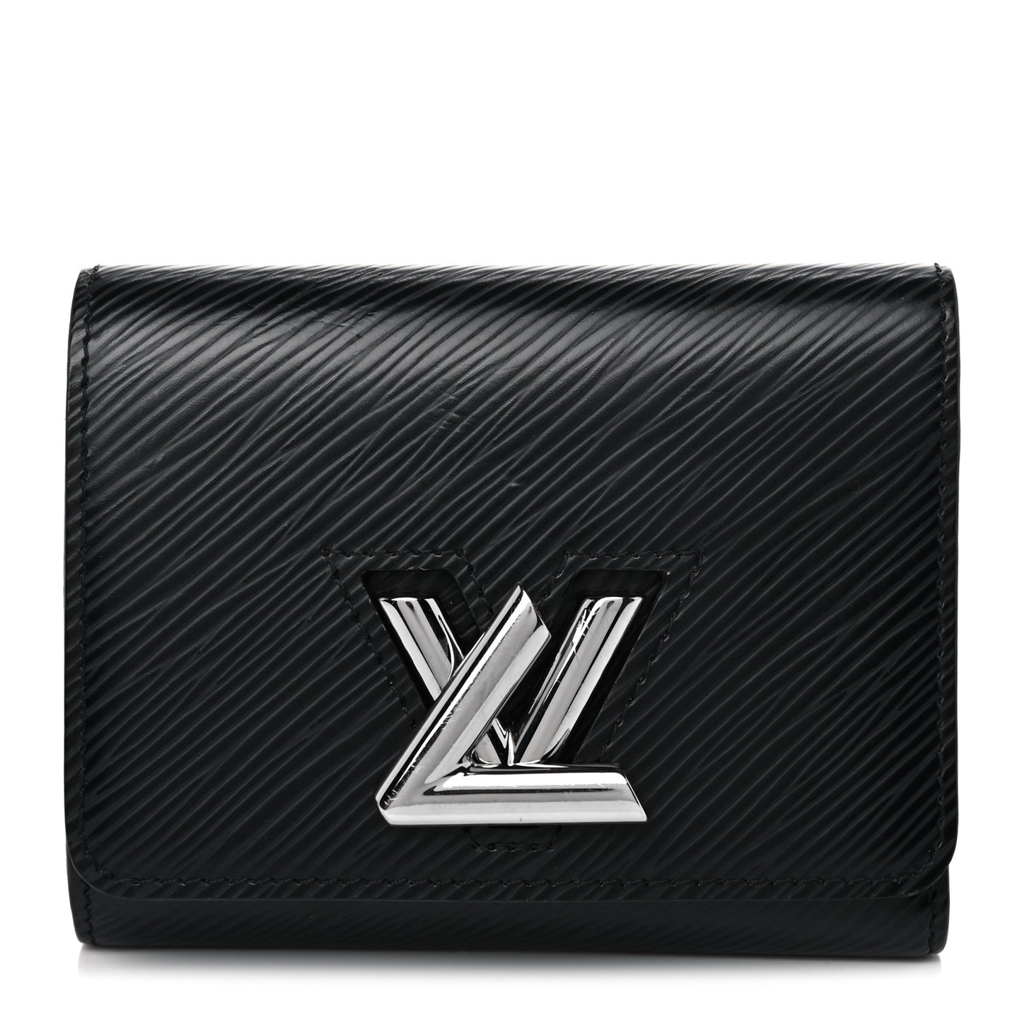 Epi Twist Compact Wallet Black