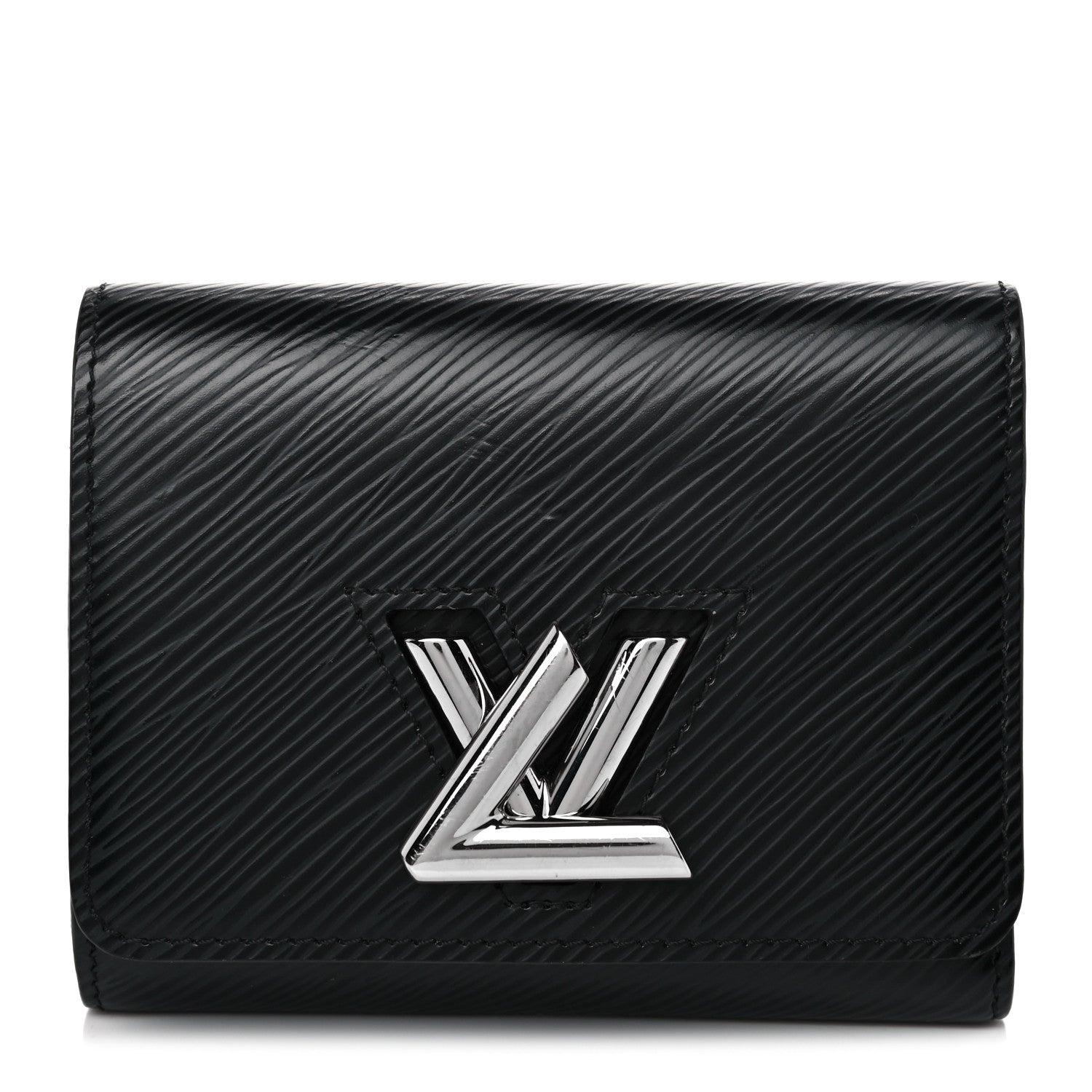 Louis Vuitton Epi Twist Compact Wallet Black 1 of 9