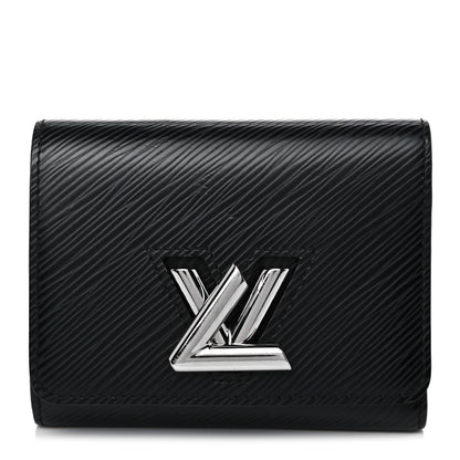 Louis Vuitton Epi Twist Compact Wallet Black 1 of 9