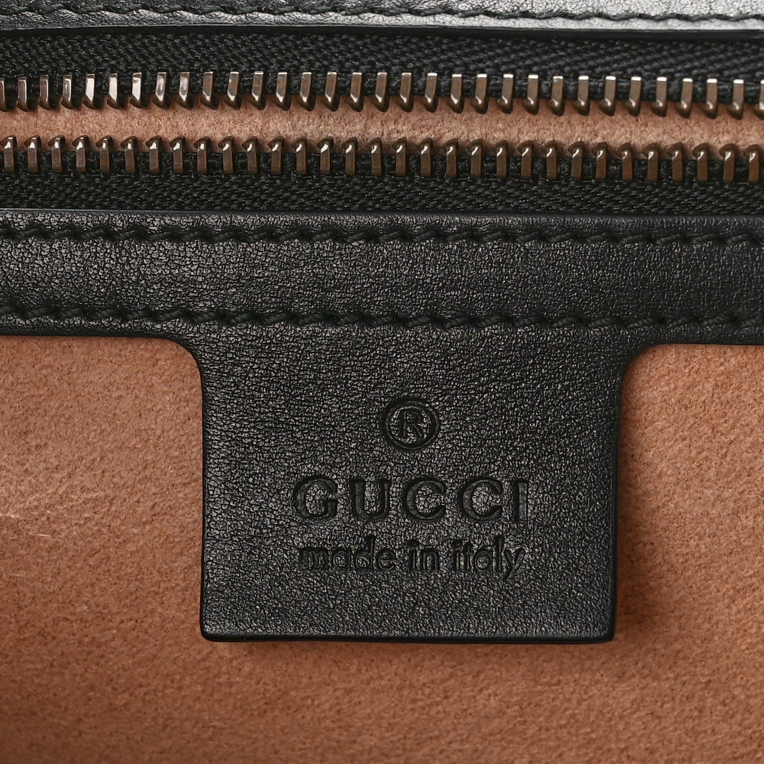 Gucci Calfskin Bamboo Trapuntata Queen Margaret Top Handle Bag Black 6 of 9