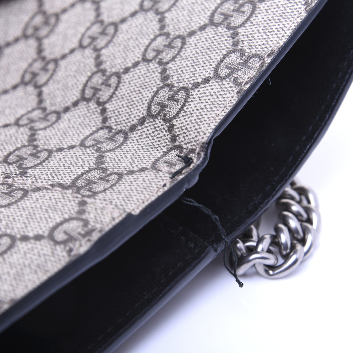 GG Supreme Monogram Mini Dionysus Shoulder Bag Black