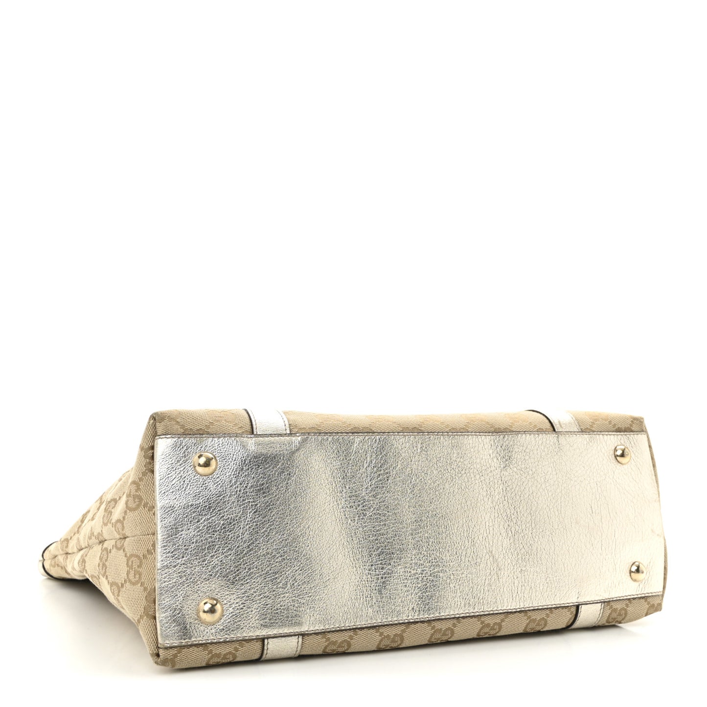 Monogram Medium Abbey Tote Gold