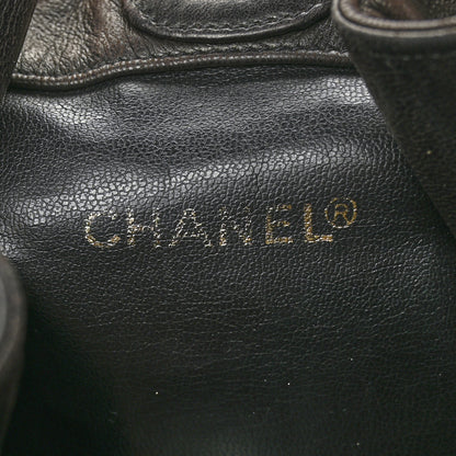 Chanel Lambskin CC Drawstring Backpack Brown 7 of 10