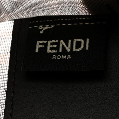 Fendi Mesh Vitello Century FF 1974 Mini Peekaboo Defender Cover Marrone Black Ebano 7 of 8