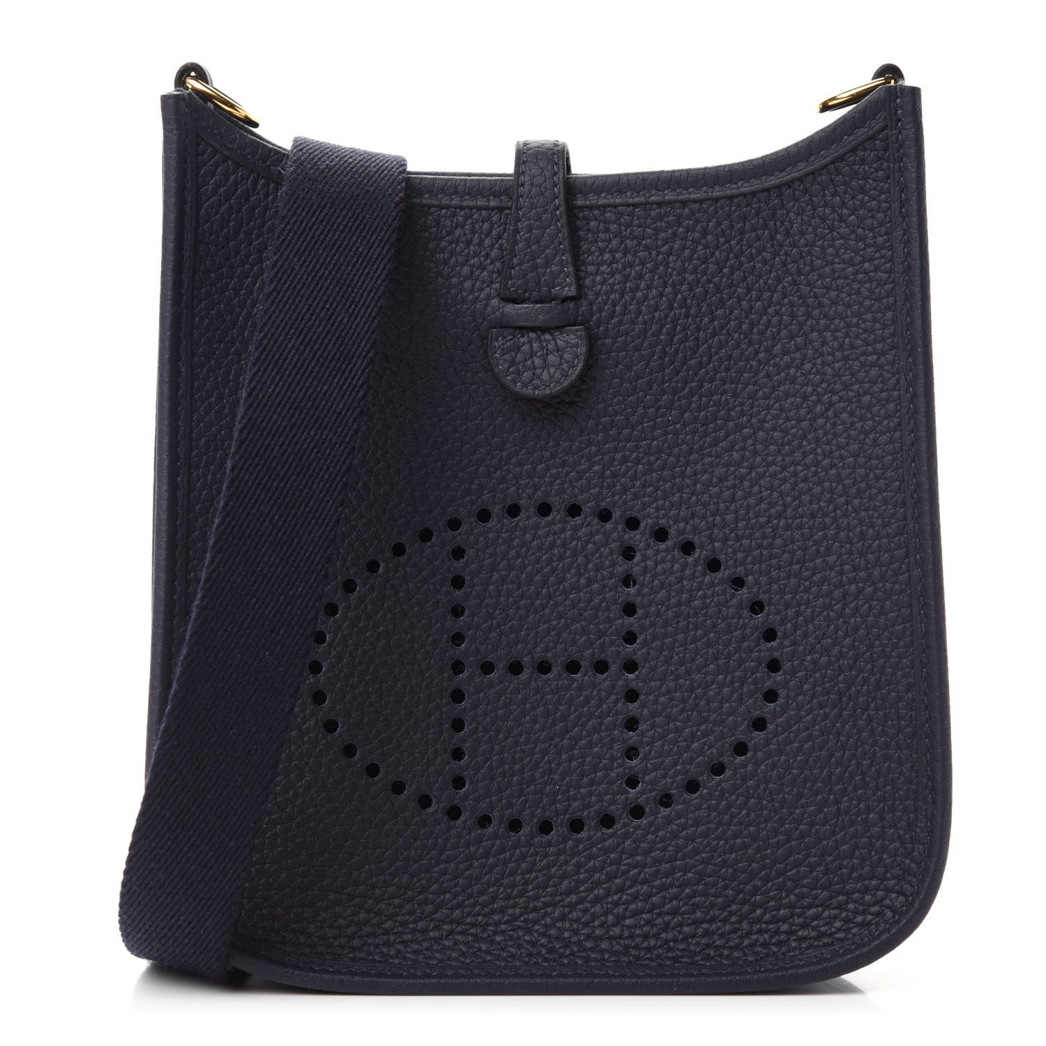 Hermes Taurillon Clemence Evelyne TPM Bleu Nuit 1 of 11