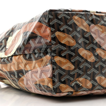 Goyard Goyardine Saint Louis Lettres Camouflage PM Black Pink Multicolor 11 of 12