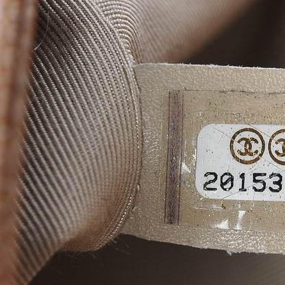 Chanel Caviar Quilted Medium Boy Flap Light Brown 7 of 9
