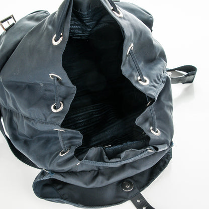 Prada Tessuto Nylon Medium Backpack Blue 5 of 6