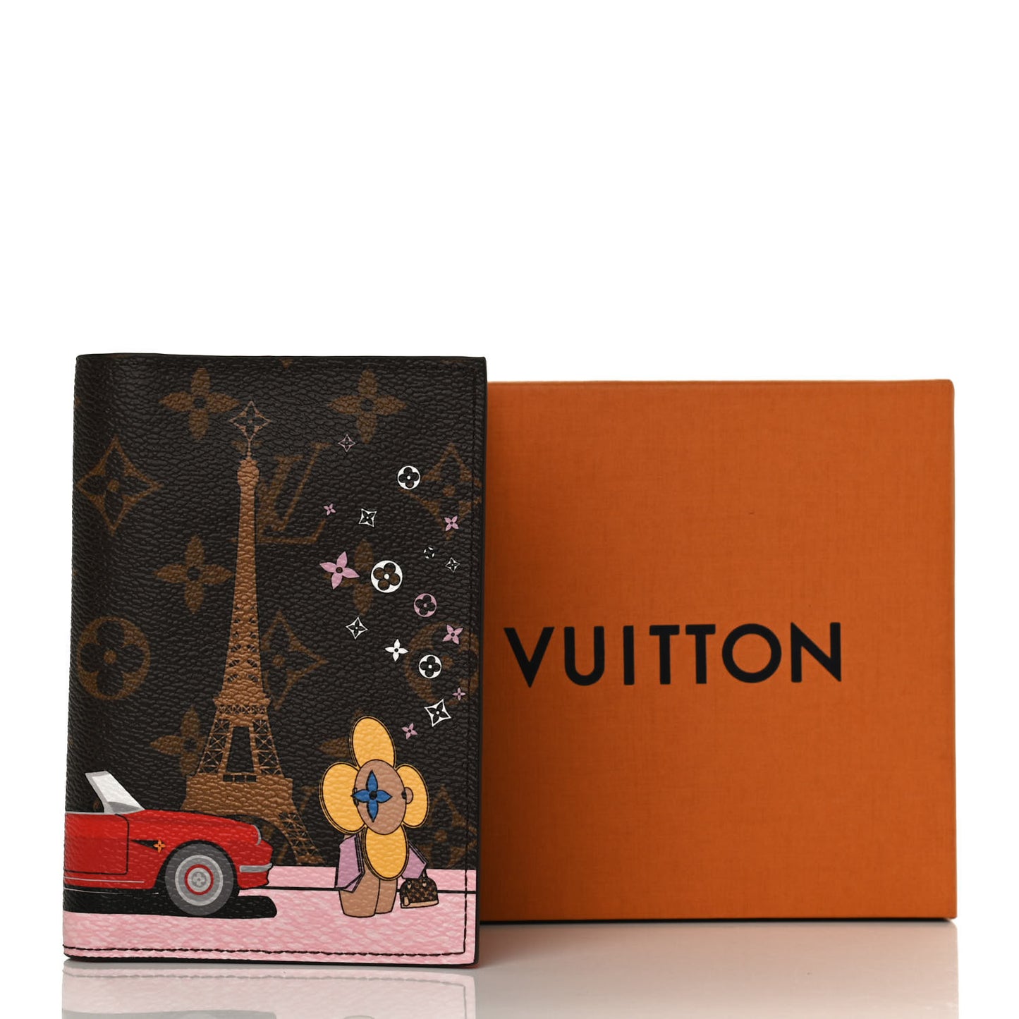 Monogram 2019 Christmas Animation Passport Cover Rouge