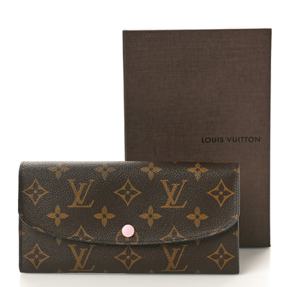 Louis Vuitton Monogram Emilie Wallet Rose Ballerine 6 of 7