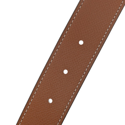 Hermes Epsom 32mm Belt Strap 100 Gold Etoupe 4 of 5