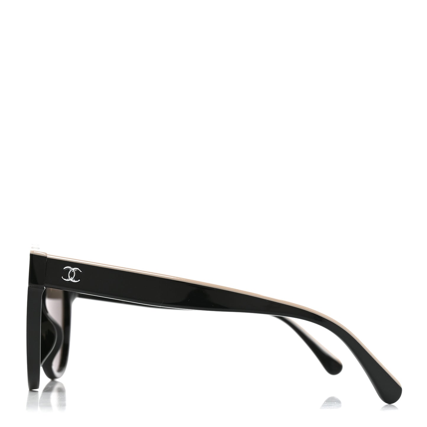Acetate CC Butterfly Sunglasses 5414-A Black Beige