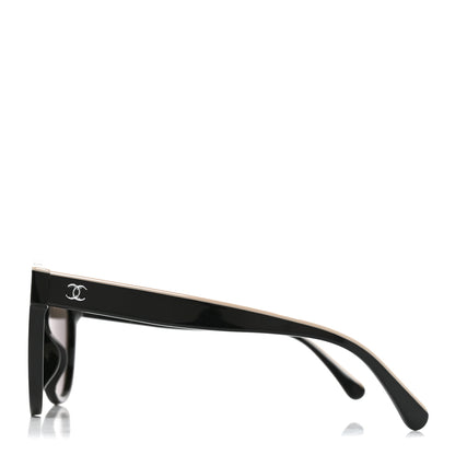 Chanel Acetate CC Butterfly Sunglasses 5414-A Black Beige 4 of 7