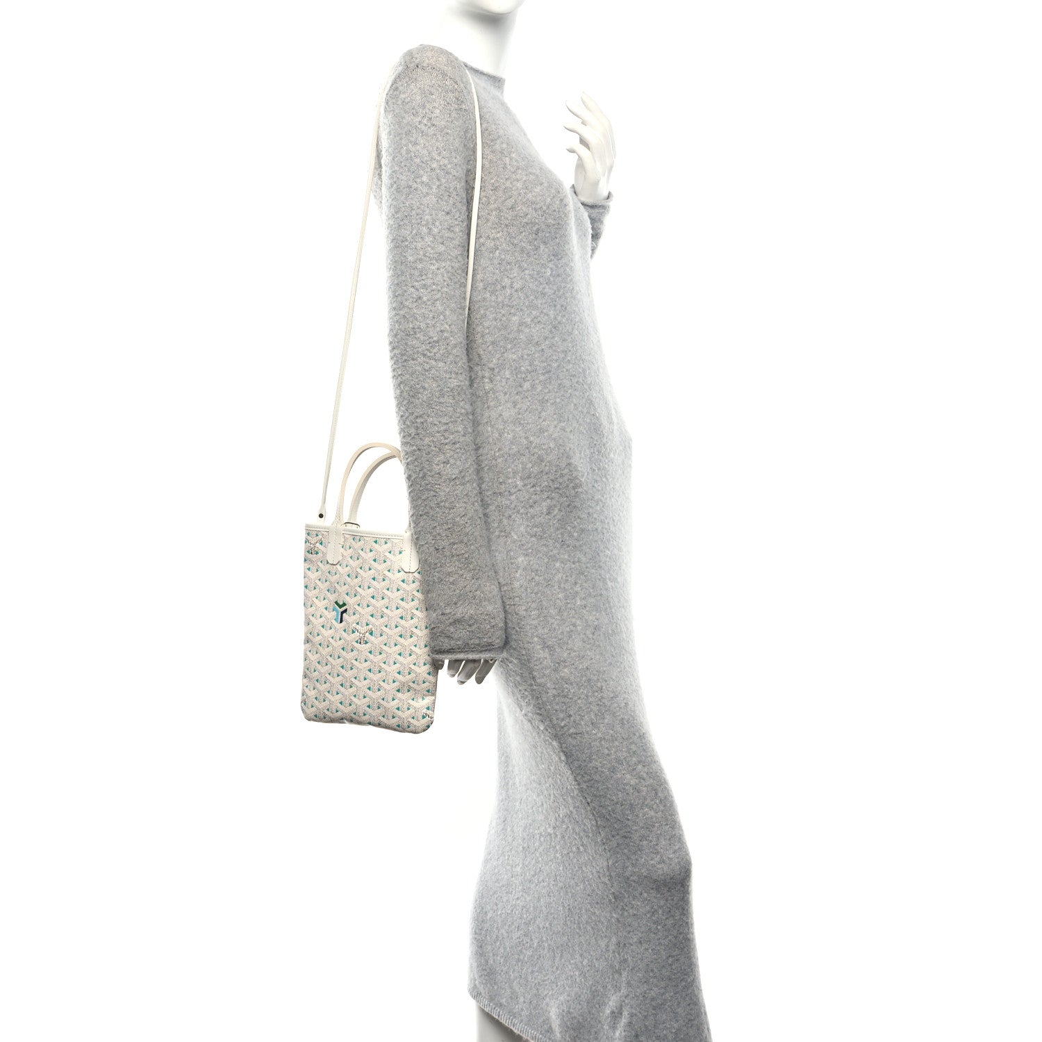 Goyard Goyardine Poitiers Claire Voie Tote White Opaline 2 of 11