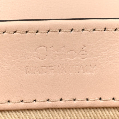 Chloe Calfskin Crocodile Embossed Mini C Double Carry Milky Cement Pink 6 of 15