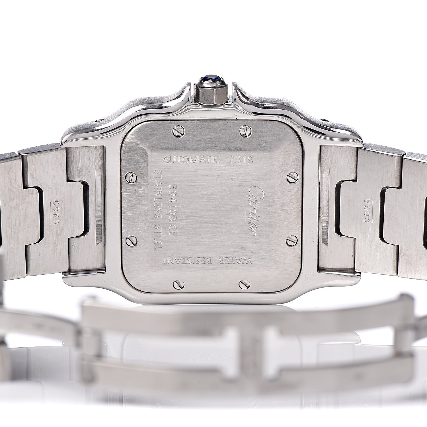 Cartier Stainless Steel 29mm Santos De Galbee Automatic Watch 6 of 6